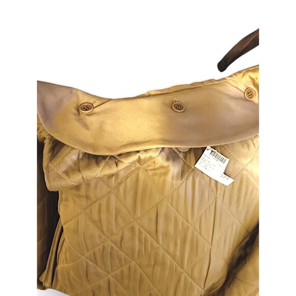 Stella McCartney Brige Sleeveless Wool Quilted Hooded Button Up Vest Sz 38 - Picture 4 of 7